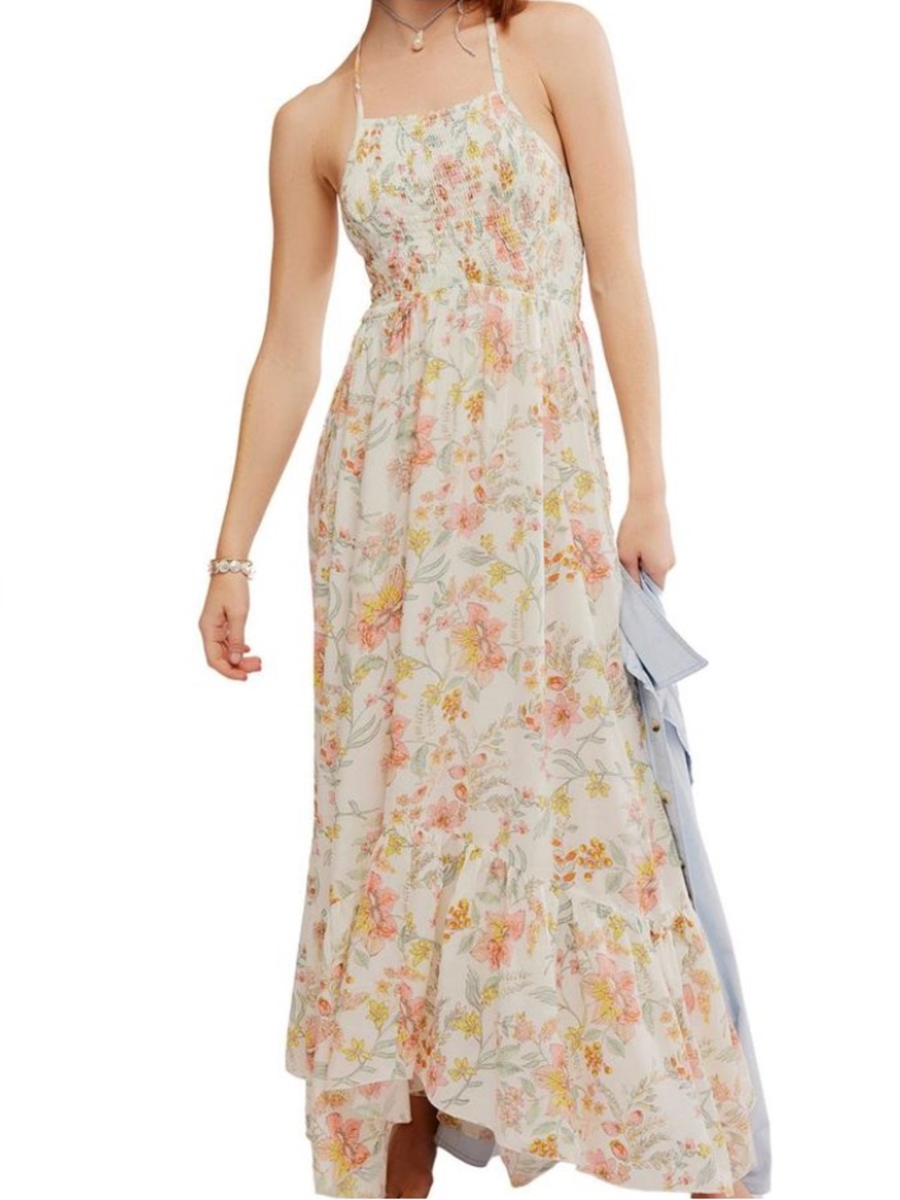 Intimately by Free People Heat Wave Floral Maxi Dress Size M